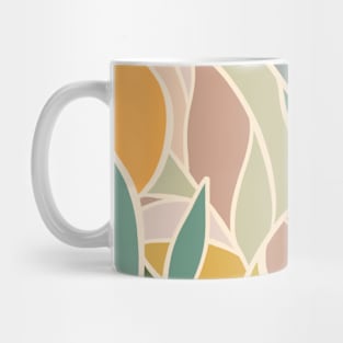 Abstract Botanical Mid century Modern Mug